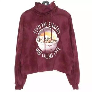 Star Wars Hoodie Feed Me Snacks Call Me Cute Tie Dye Baby Yoda